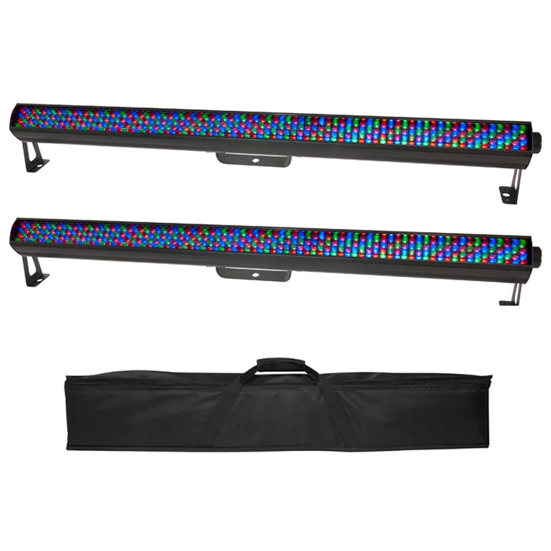 Chauvet DJ ColorRail IRC Linear LED Strip RGB DMX Novelty Lights + Travel Bag