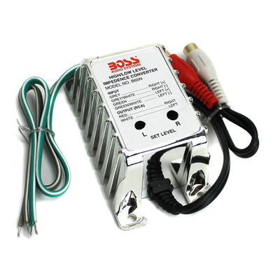 Boss B65N High Level to Low Level Converter + Soundstorm 8-Gauge Amp Wiring Kit