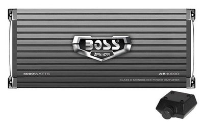 Boss AR4000D 4000W MONO Car Amplifier + Remote + 4.5 Farad Capacitor + Amp Kit