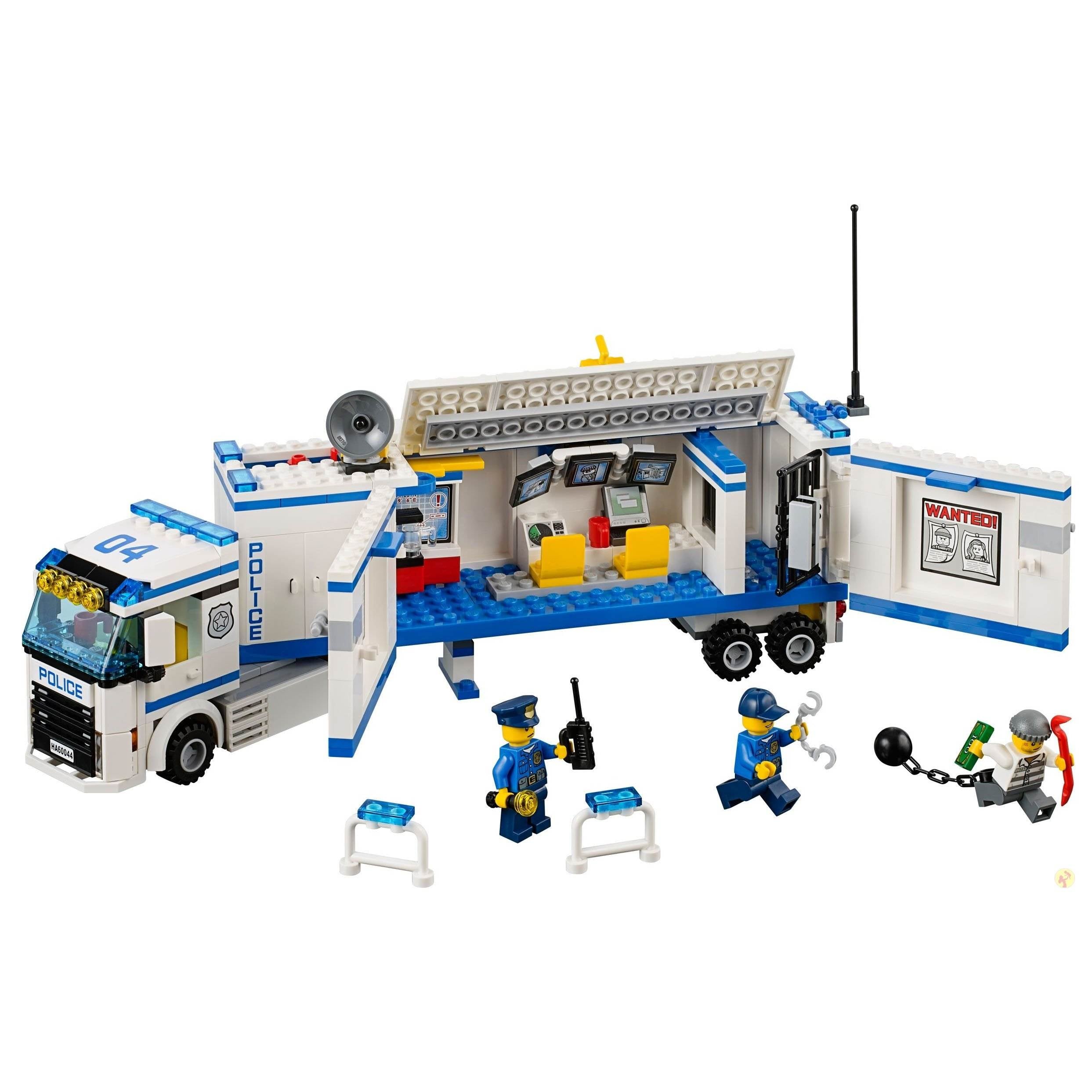 LEGO City Mobile Police Unit Control Room Truck w/ Minifigures 60044 (Open Box)