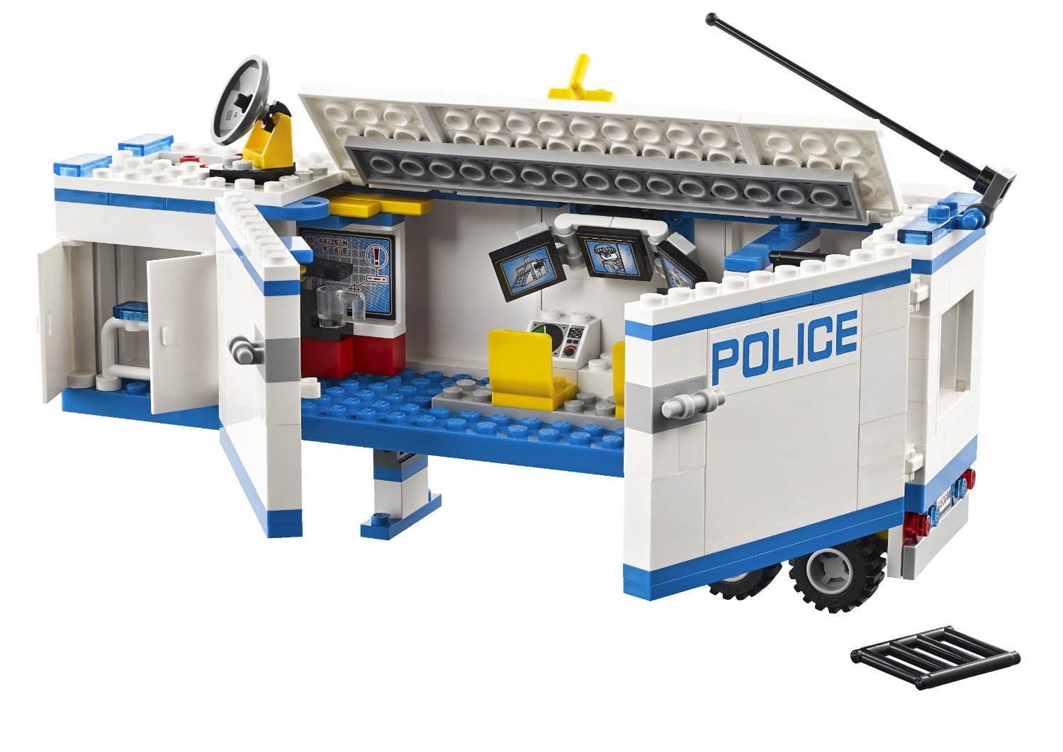 LEGO City Mobile Police Unit Control Room Truck w/ Minifigures 60044 (Open Box)