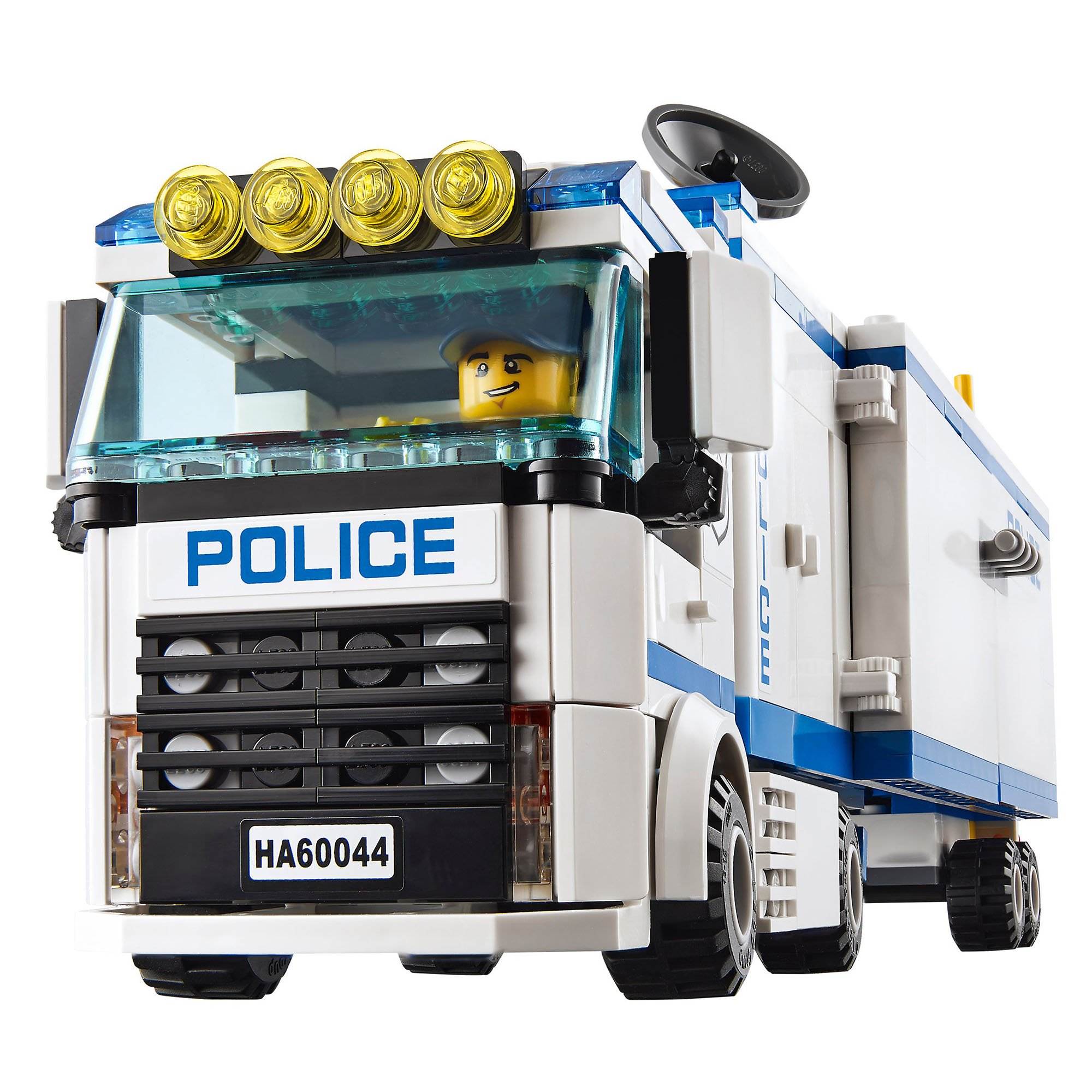 LEGO City Mobile Police Unit Control Room Truck w/ Minifigures 60044 (Open Box)