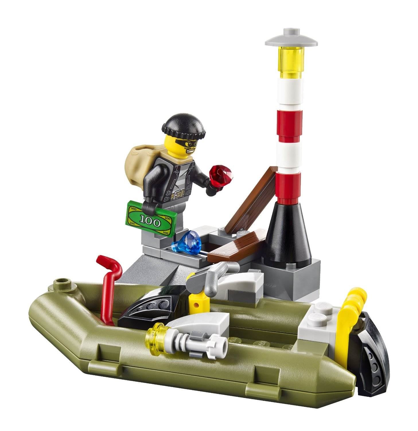 LEGO® CITY® Police Patrol w/ Two Floating Dinghys, Truck and Trailer | 60045