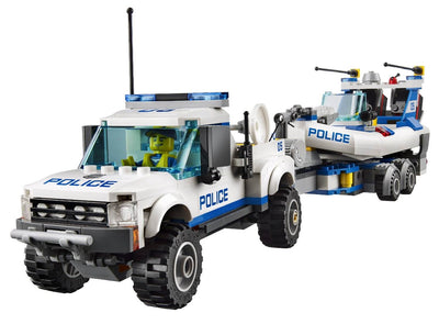 LEGO® CITY® Police Patrol w/ Two Floating Dinghys, Truck and Trailer | 60045