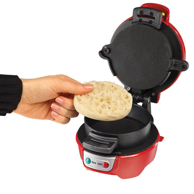 Hamilton Beach 25476 Breakfast Sandwich Maker Kitchen Counter Press (Open Box)