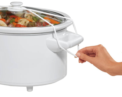 New Hamilton Beach 33181 8-Quart Oval CounterTop Slow Cooker Crock Pot w/Recipes
