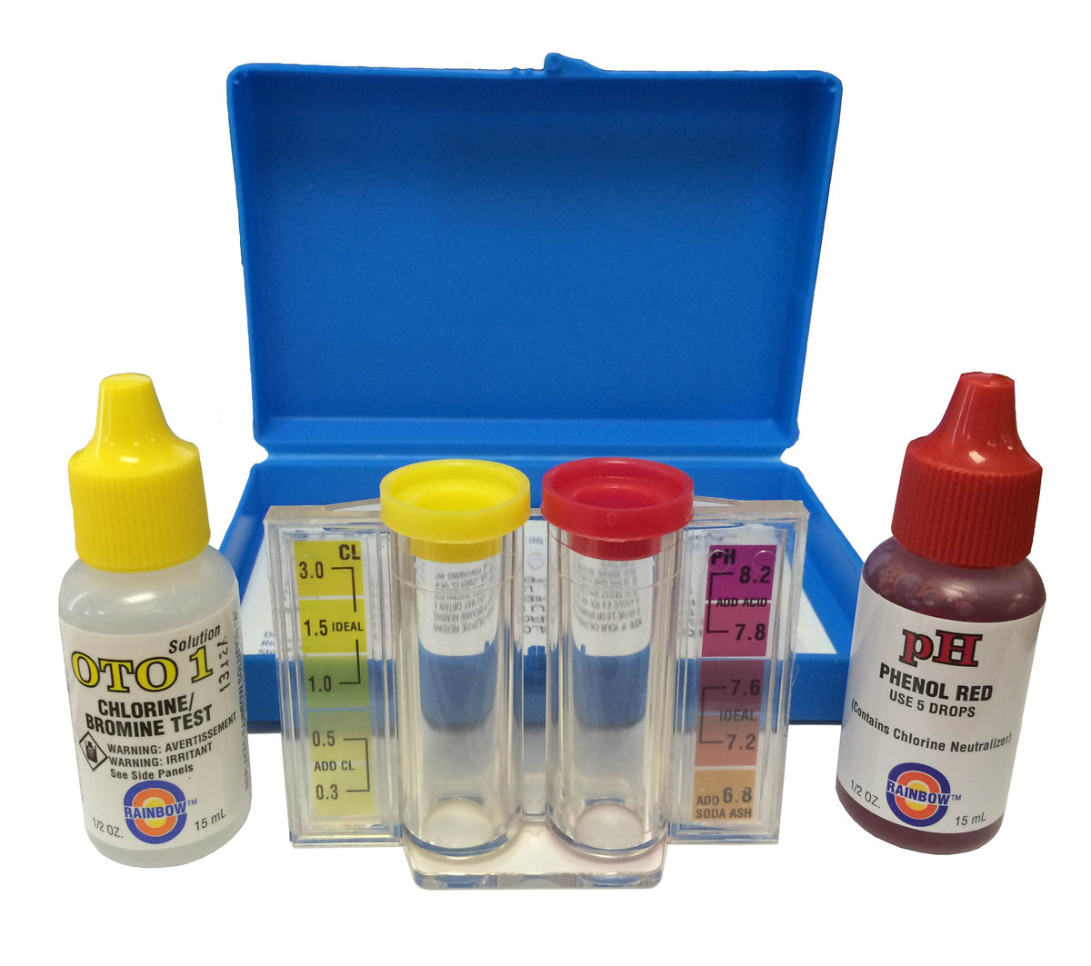 Pentair R151076 Rainbow pH & Chlorine 2 in 1 Swimming Pool Spa Liquid Test Kit