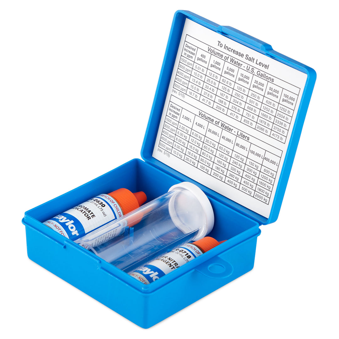 K-1766 Liquid Swimming Pool Spa Sodium Chloride Salt Water Drop Test Kit (Used) - VMInnovations