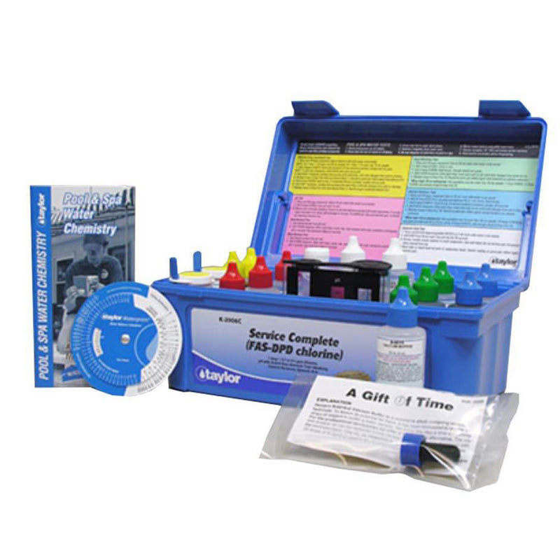 Taylor K-2006C 2000 Service Complete Pool FAS-DPD Chlorine Test Kit (Used)