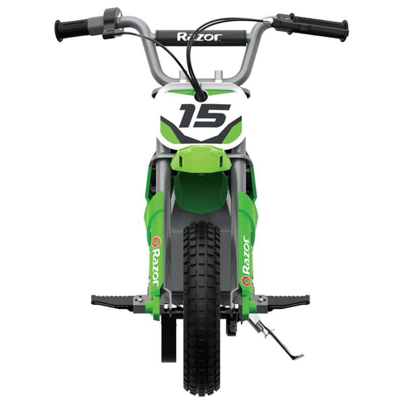 Razor MX400 Dirt Rocket 24V Electric Toy Motocross Motorcycle Dirt Bike, Green