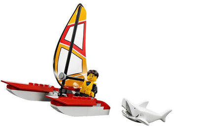LEGO® CITY® Coast Guard Patrol Helicopter with Minifigures & Catamaran | 60013