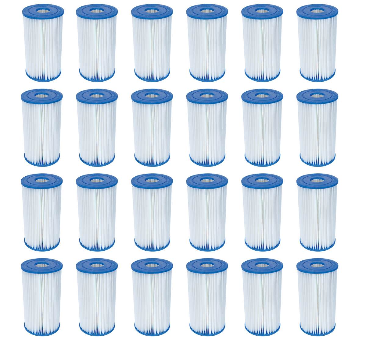 Bestway Pool Filter Pump Replacement Cartridge Type IV / B (24-Pack) | 58095 - VMInnovations