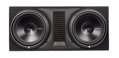 Rockford Fosgate P3-2X12 12" 2400W Dual Subwoofer + Box + 2000W Amp + Amp Kit