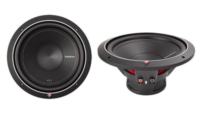 2) Rockford Fosgate P1S2-12 12" 1000W 2-Ohm Car Subwoofers + Dual Sealed Sub Box