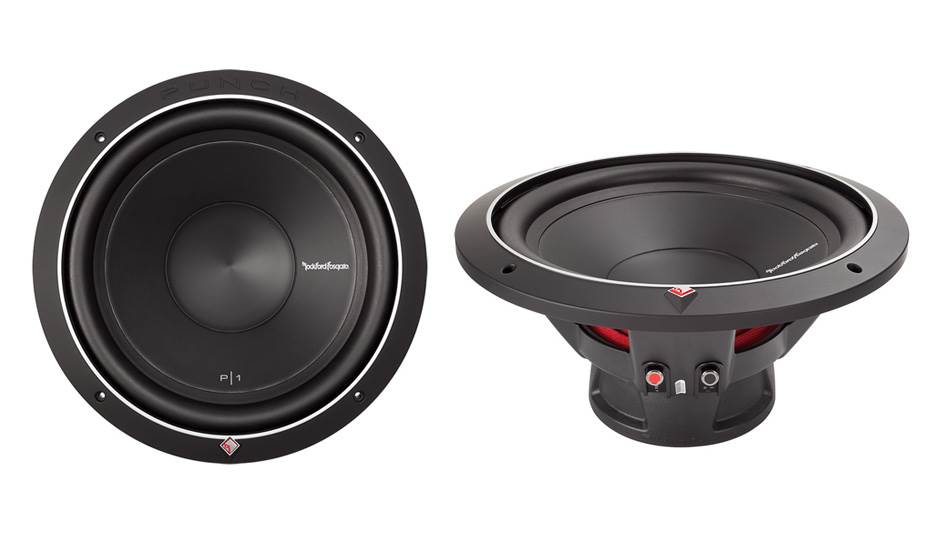 2) Rockford Fosgate P1S2-12 12" 1000W 2-Ohm Car Subwoofers + Dual Sealed Sub Box