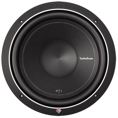 2) Rockford Fosgate P1S2-12 12" 1000W 2-Ohm Car Subwoofers + Dual Sealed Sub Box