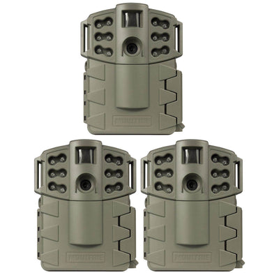 (3) MOULTRIE Game Spy A-5 Gen2 Low Glow Infrared Trail Hunting Cameras | 5 MP