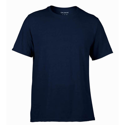 Gildan Classic Fit Mens Small Adult Short Sleeve T-Shirt, Navy Blue (12 Pack)