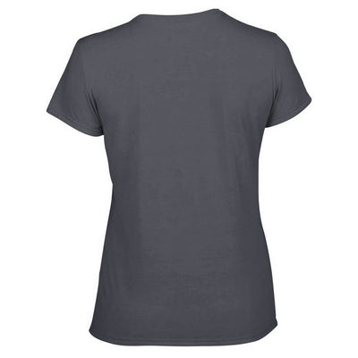 Gildan Missy Fit Womens X-Small Adult Short Sleeve T-Shirt, Charcoal (4 Pack) - VMInnovations