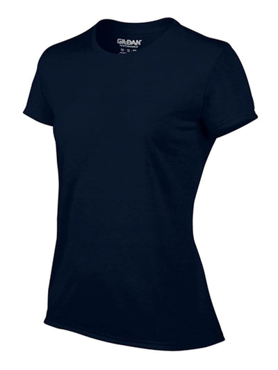 Gildan Missy Fit Women's Small Adult Short Sleeve T-Shirt, Navy (6 Pack) - VMInnovations