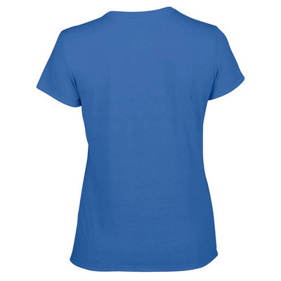 Gildan Missy Fit Womens Large Adult Short Sleeve T-Shirt, Royal Blue (12 Pack)