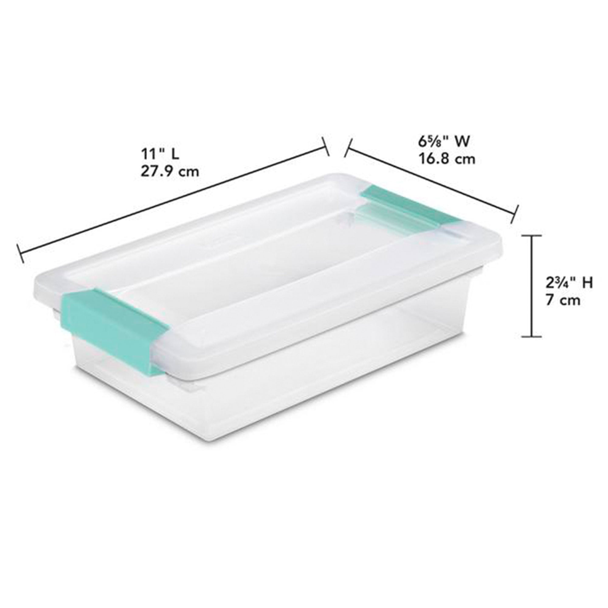 Sterilite Large Clip Storage Box, 12 Pack, and Small Clip Storage Box, 6 Pack - VMInnovations