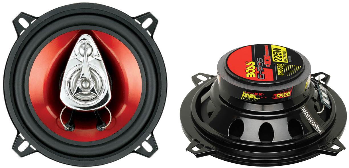 2) BOSS CH5530 5.25" 3-Way 225W + Boss CH6930 6x9" 3-Way 400W Car Audio Speakers