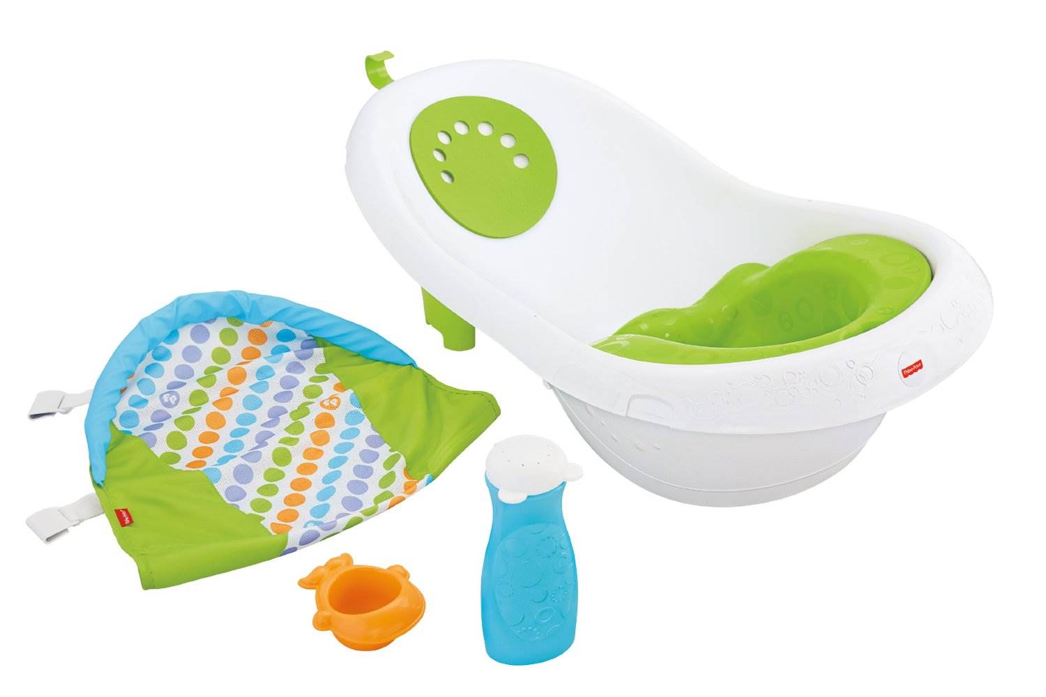 Fisher-Price 4-in-1 Grow-with-Me Sling N Seat Baby Bathing Tub | BDY86