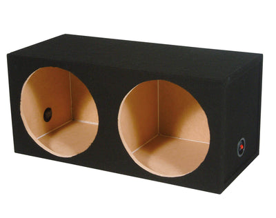 Q-POWER 15" Dual Sealed Car Audio Subwoofer Sub Box Enclosure - Open Box