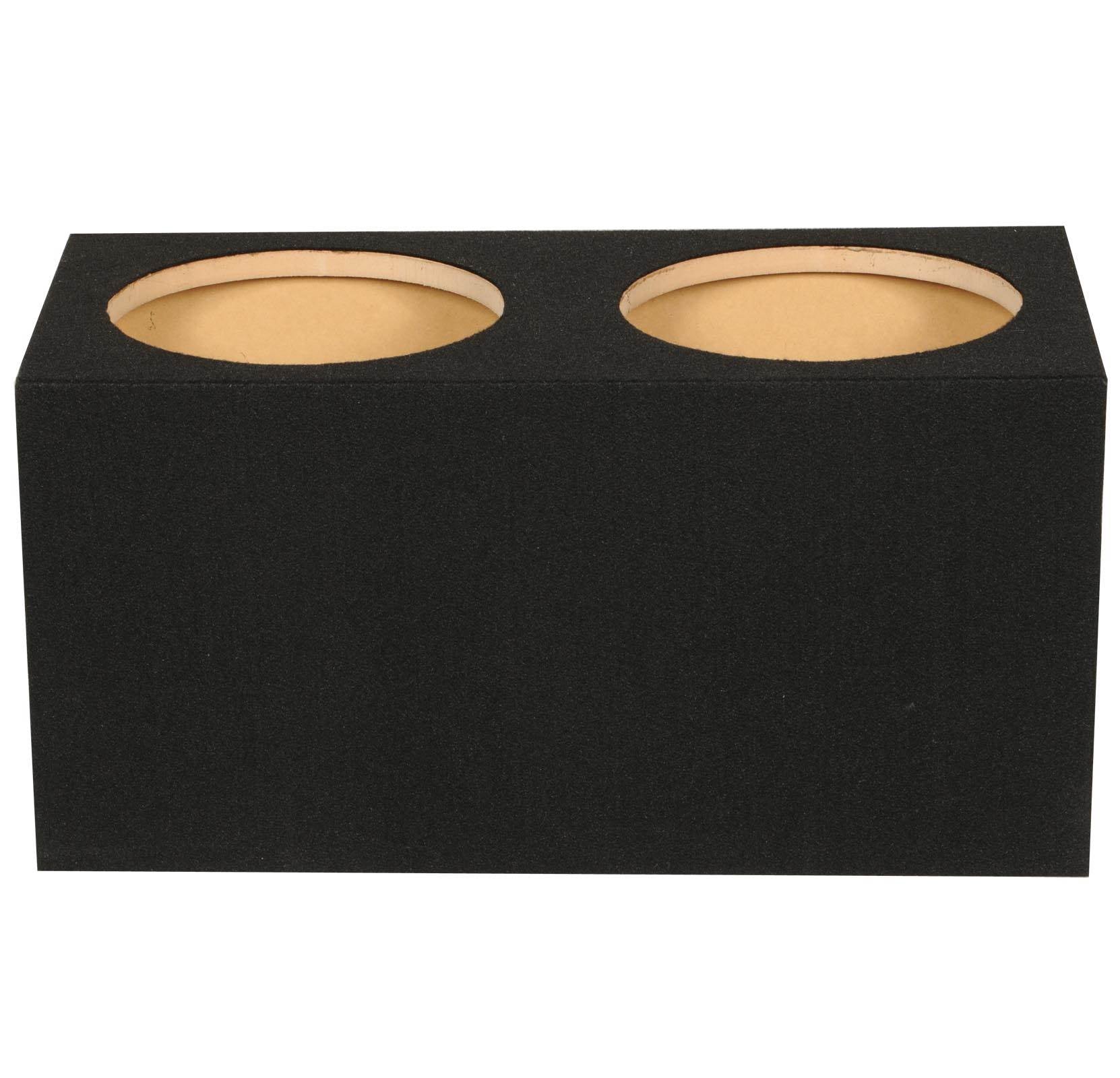 Q-POWER 15" Dual Sealed Car Audio Subwoofer Sub Box Enclosure - Open Box