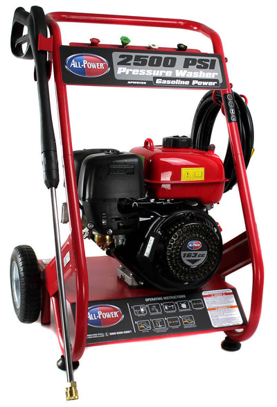 All-Power APW5120 2.5 GPM 2500 PSI 4 Cy Gas Powered Pressure Washer - Open Box