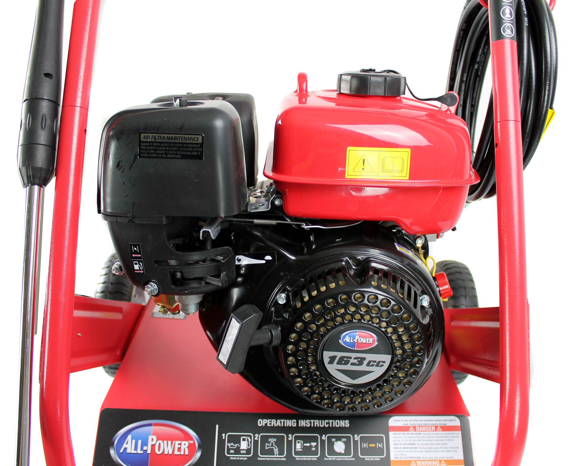 All-Power APW5120 2.5 GPM 2500 PSI 4 Cy Gas Powered Pressure Washer - Open Box