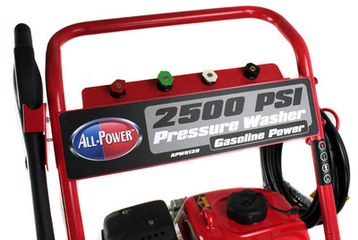 All-Power APW5120 2.5 GPM 2500 PSI 4 Cy Gas Powered Pressure Washer - Open Box