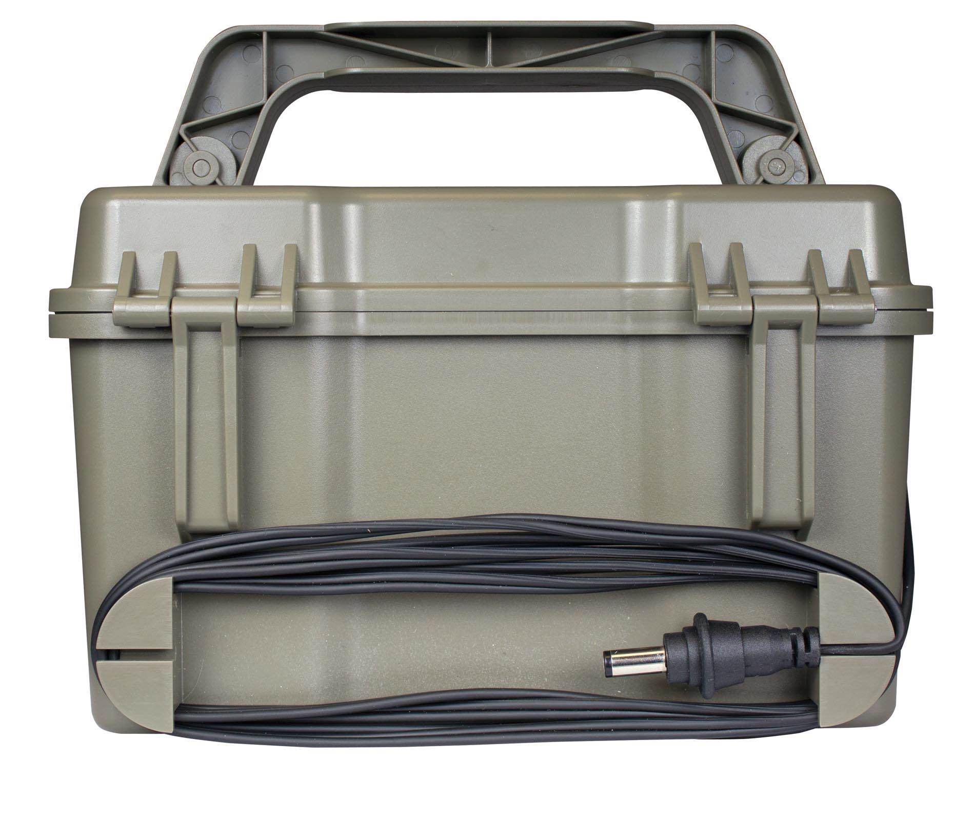 (2) MOULTRIE Game Camera Rechargeable 12V Battery Boxes w/ Charger | MCA-12604