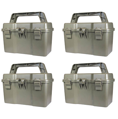 (4) MOULTRIE Game Camera Rechargeable 12V Battery Boxes w/ Charger | MCA-12604