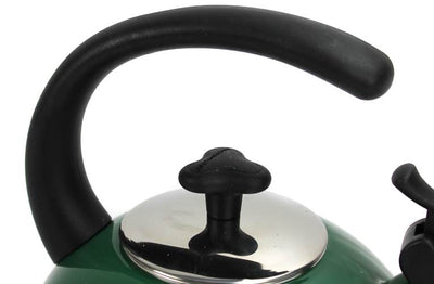 Rachael Ray 1.5Qt Curve Whistling Teakettle Porcelain Kitchen Green - Open Box