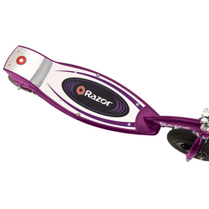 Razor E100 Kids Ride On 24V Motorized Powered Electric Scooter Toy, Purple