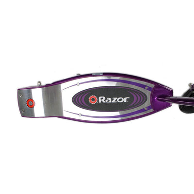 Razor E100 Kids Ride On 24V Motorized Powered Electric Scooter Toy, Purple