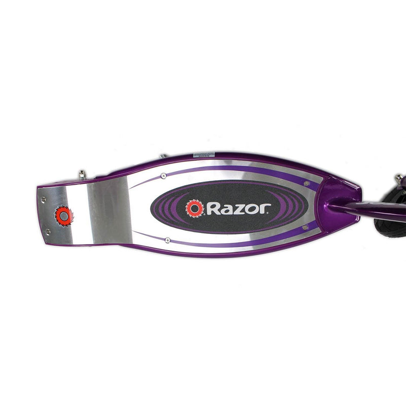 Razor E100 Motorized 24V Rechargeable Kids Scooter, Purple | For Parts (2 Pack)