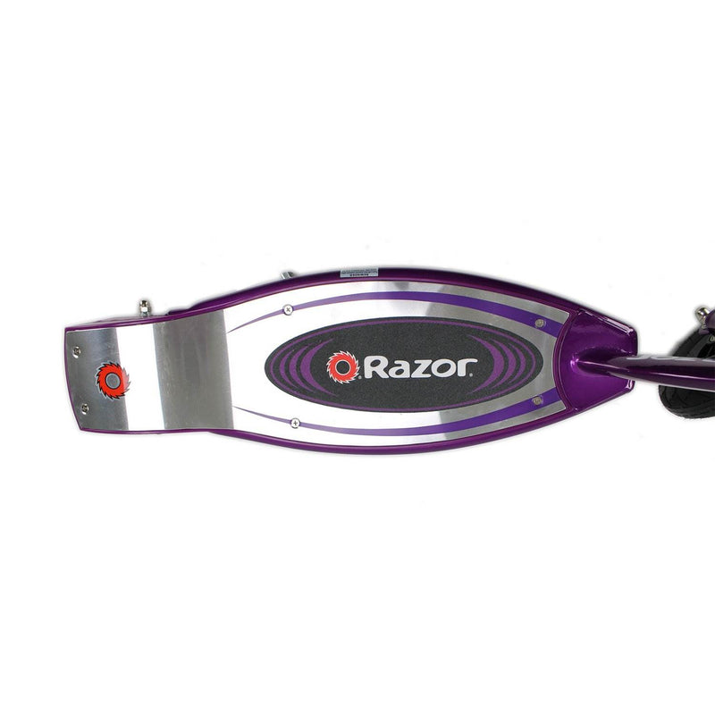 Razor E100 Motorized 24V Electric Powered Kids Scooter, Purple | Damaged