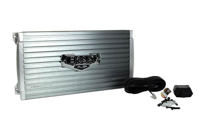 Boss AR1600.2 1600W 2-Ch Car Amplifier + Remote + 2 Farad Capacitor + Amp Kit
