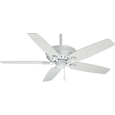 Casablanca Adelaide 54 Inch Contemporary White Ceiling Fan Motor Only (Open Box)
