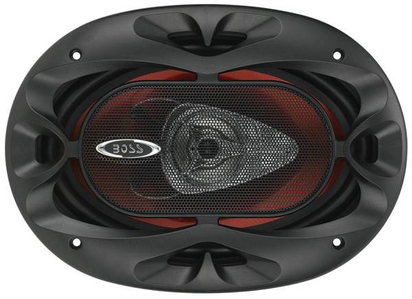 2) Boss CH6520 6.5" 250W + 2) 6x9" 350W 2-Way Car Speakers+ 2400W 4-Ch Amplifier