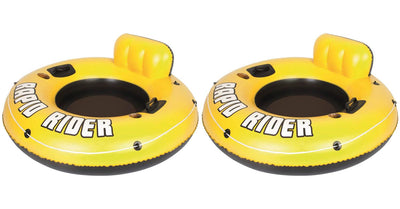 2-Pack Bestway Rapid Rider 53" Raft Tubes With Handles/Cup Holders | 2 x 43116E