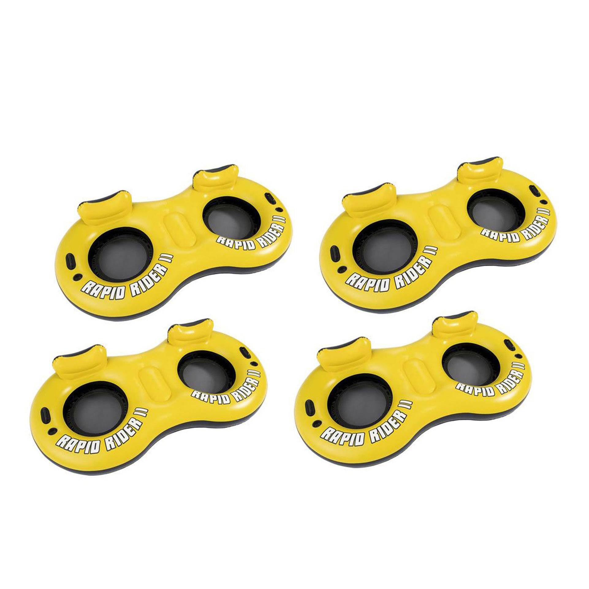 4-Pack Bestway Rapid Rider II 102" Inflatable Raft Tubes | 4 x 43113E