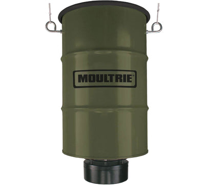 MOULTRIE 30 Gallon Pro Magnum Hanging Deer Feeder w/ 6V Battery & Solar Panel