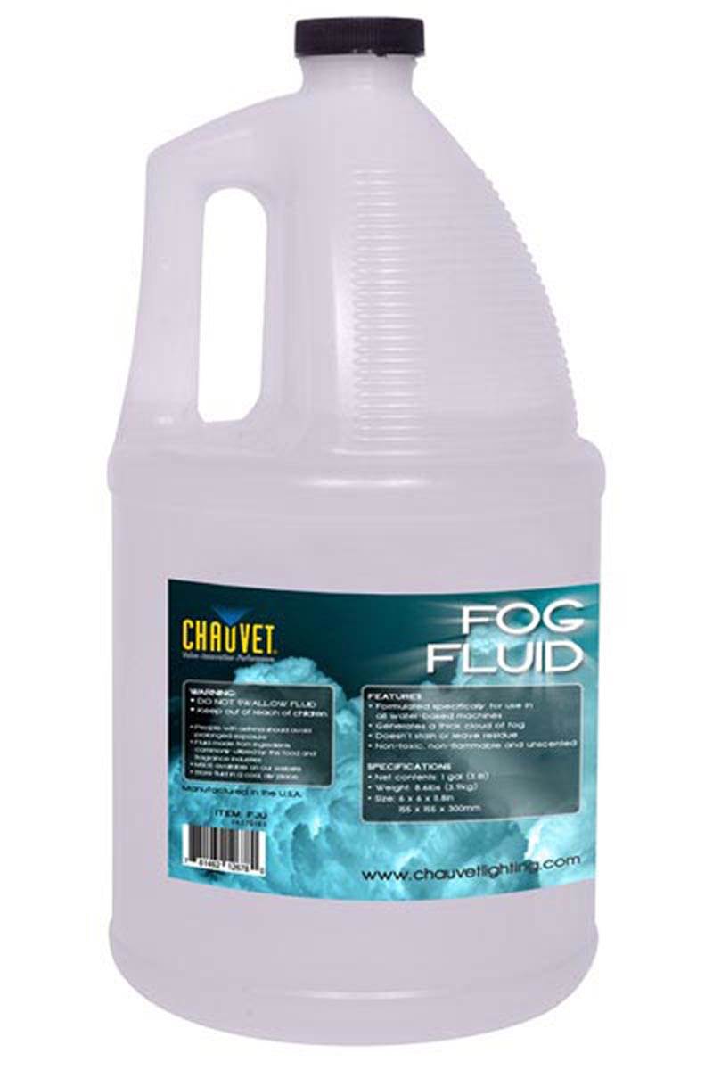 CHAUVET Hurricane H1301 Pro Fog/Smoke Machine + 1 Gallon FJU Fog Fluid & Remote