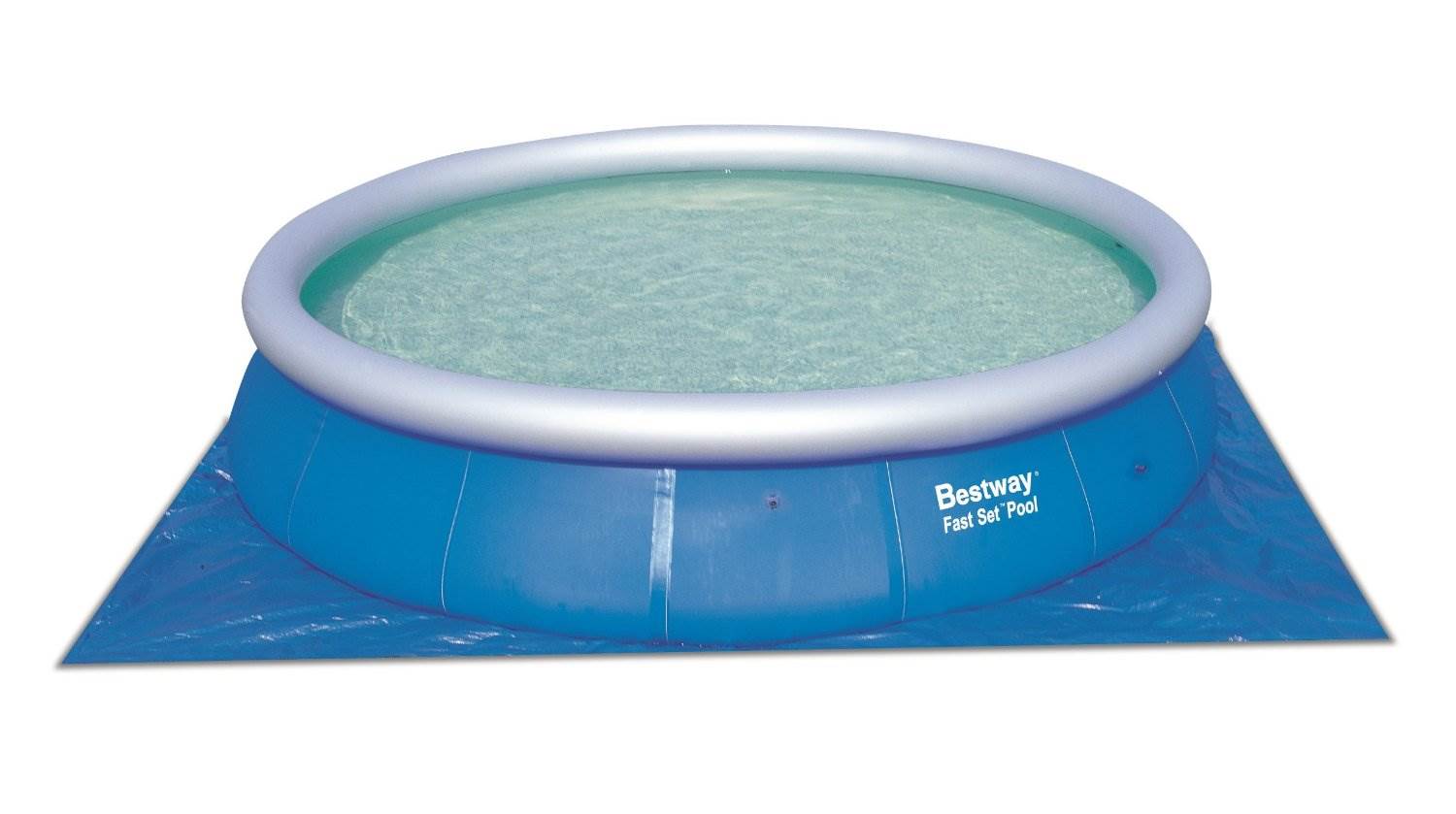 Bestway 15'x42" Fast Set Inflatable Above Ground Pool Set w/ 6 Filter Cartridges