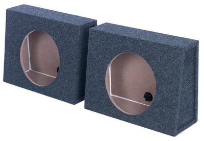 2) Rockford Fosgate R2SD2-12 12" 1000W Shallow Subwoofers + 2) Single Sealed Box