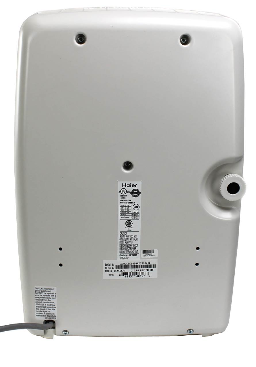 Haier DE45EK 45 Pint Portable Electronic Air Dehumidifier with LED (For Parts)